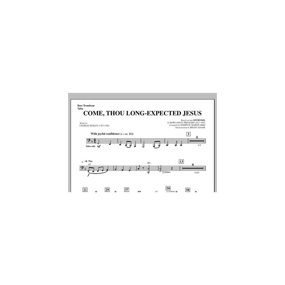Come, Thou Long-expected Jesus (from A Symphony Of Carols) - Bass Trombone/Tuba