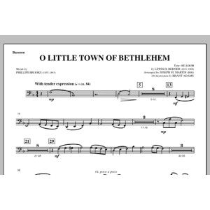 O Little Town Of Bethlehem (from A Symphony Of Carols) - Bassoon