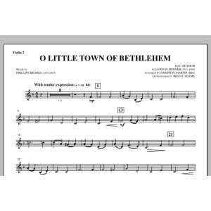 O kleine Stadt von Bethlehem (aus A Symphony Of Carols) - Violine 2