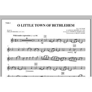 O Kleine Stadt von Bethlehem (aus Eine Symphonie der Weihnachtslieder) - Violine 1