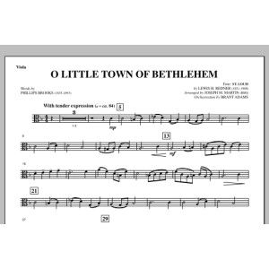 O Little Town Of Bethlehem (from A Symphony Of Carols) - Viola
