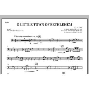 O kleine Stadt von Bethlehem (aus Eine Symphonie der Weihnachtslieder) - Cello