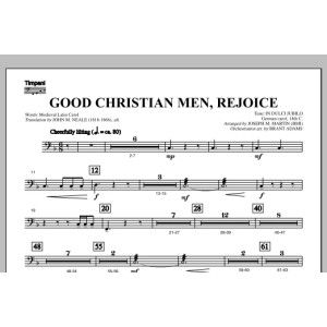 Good Christian Men, Rejoice (from A Symphony Of Carols) - Timpani