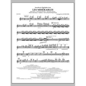 Soundtrack Highlights from Les Miserables - Flute 1