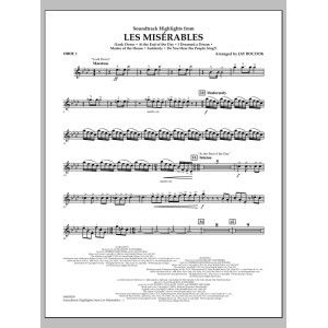 Soundtrack Highlights from Les Miserables - Oboe 1