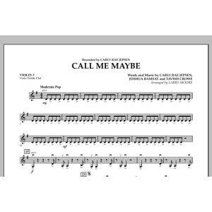 Call Me Maybe - Violin 3 (Viola Treble Clef)