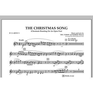 The Christmas Song (Chestnuts Roasting on an Open Fire) - Bb Clarinet 2