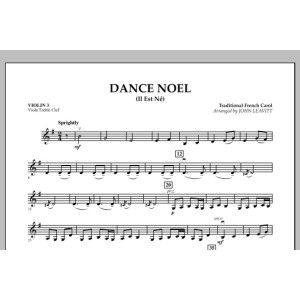 Dance Noel (Il Est Ne) - Violine 3 (Bratschenschlüssel)