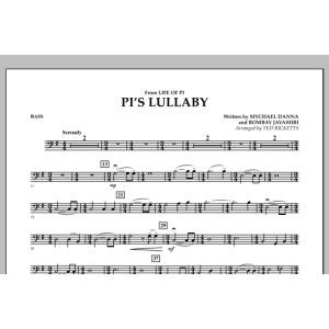 Pi's Lullaby (from Life of Pi) - Bass