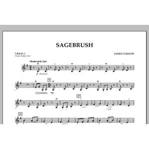 Sagebrush - Violin 3 (Viola Treble Clef)
