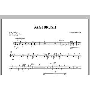 Sagebrush - Percussion 1