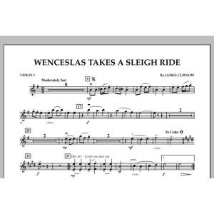 Wenceslas Takes a Sleigh Ride - Violin 1
