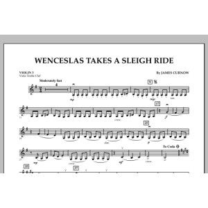 Wenceslas Takes a Sleigh Ride - Violin 3 (Viola Treble Clef)