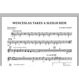 Wenceslas Takes a Sleigh Ride - Percussion 1