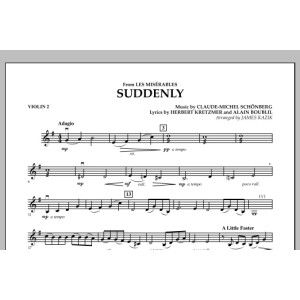Suddenly (from Les Miserables) - Violin 2