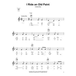 I Ride An Old Paint