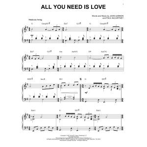 All You Need Is Love [Jazz version] (arr. Brent Edstrom)