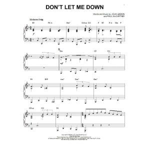 Don't Let Me Down [Jazz version] (arr. Brent Edstrom)