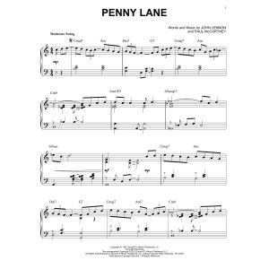Penny Lane [Jazzversion] (arr. Brent Edstrom)