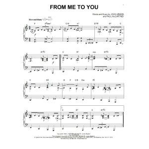 From Me To You [Jazzversion] (arr. Brent Edstrom)
