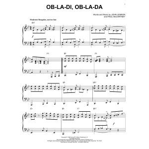 Ob-La-Di, Ob-La-Da [Jazz version] (arr. Brent Edstrom)