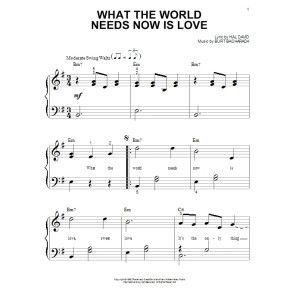 What The World Needs Now Is Love