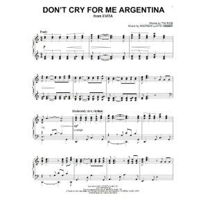 Don't Cry For Me Argentina