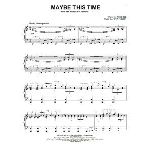 Maybe This Time (from Cabaret)