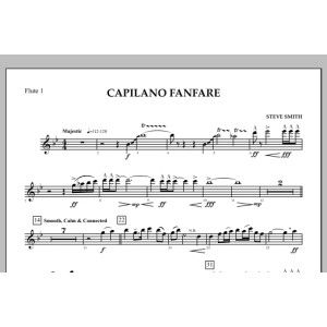 Capilano Fanfare (Digital Only) - Flute 1