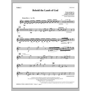 Behold the Lamb of God - Violin 2