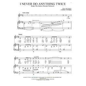 I Never Do Anything Twice