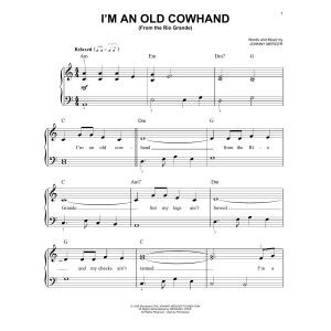 I'm An Old Cowhand (From The Rio Grande)