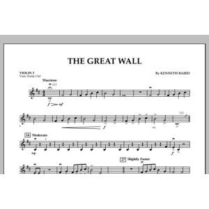 The Great Wall - Violin 3 (Viola Treble Clef)