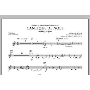 Cantique de Noel (O Holy Night) - Violine 3 (Bratschenschlüssel)