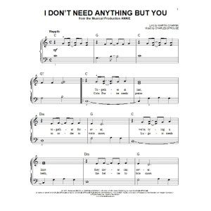 I Don't Need Anything But You