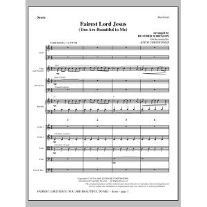 Fairest Lord Jesus (You Are Beautiful to Me) - Full Score