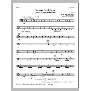 Fairest Lord Jesus (You Are Beautiful to Me) - Viola