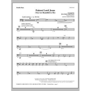 Fairest Lord Jesus (You Are Beautiful to Me) - Double Bass