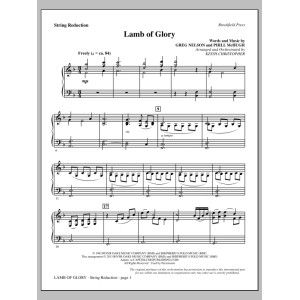Lamb of Glory - Keyboard String Reduction