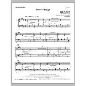 Forever Reign (arr. Harold Ross) - Keyboard String Reduction