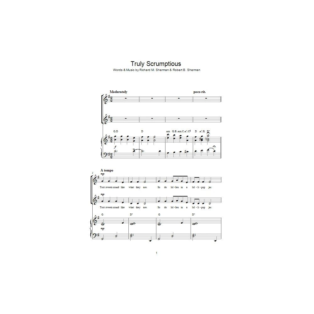 Truly Scrumptious (from Chitty Chitty Bang Bang)