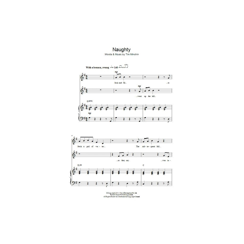 Naughty (from Matilda The Musical)