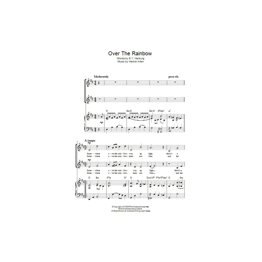 Over The Rainbow (from 'The Wizard Of Oz')