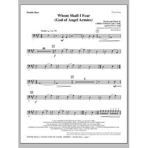 Whom Shall I Fear (God of Angel Armies) - Double Bass