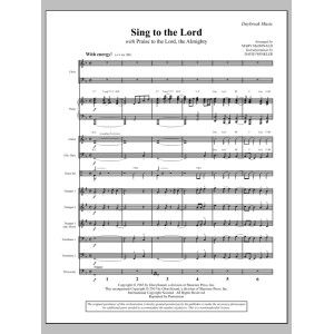 Sing To The Lord (mit "Praise To The Lord, The Almighty") - Partitur