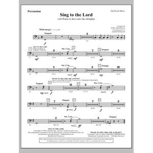 Sing To The Lord (with "Praise To The Lord, The Almighty") - Horn (doubles Trumpet 3)