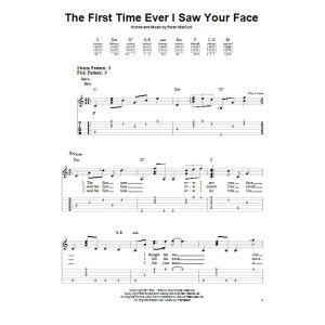 The First Time Ever I Saw Your Face