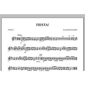 Fiesta - Violin 1