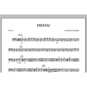 Fiesta - Cello