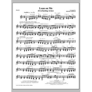 Lean on Me (Everlasting Arms) - Piano